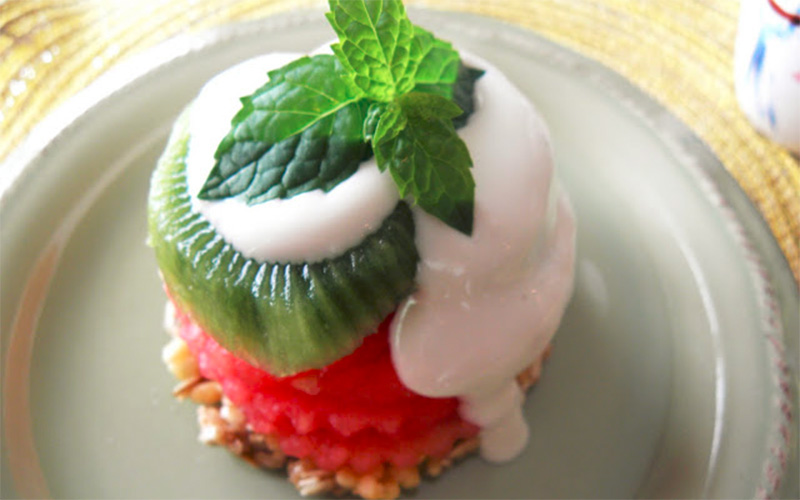 Southern Watermelon Benedict