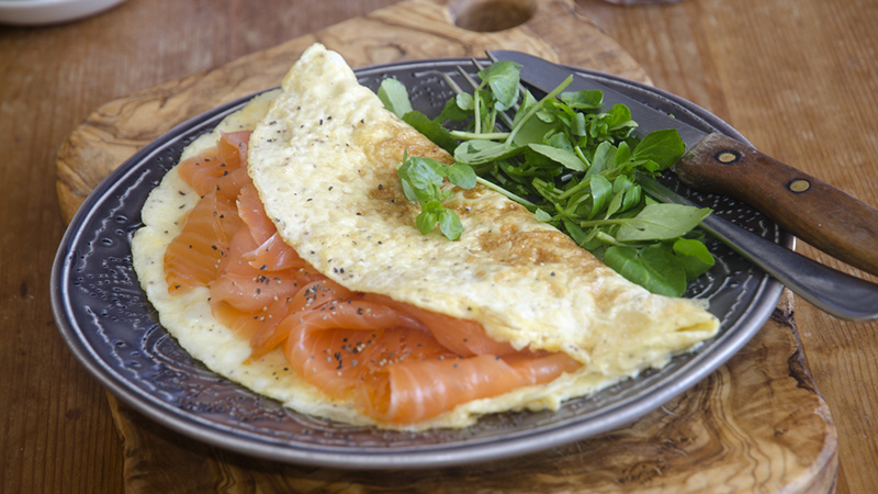 omelette-smoked-salmon