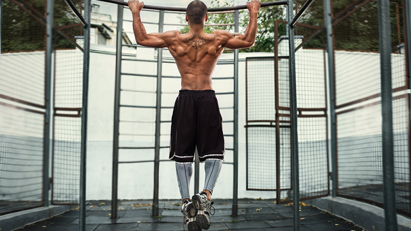 Wide Pull-Ups for chiseled chest