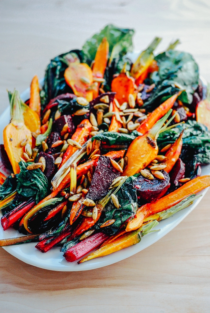 HEALTHY SALAD RECIPES FOR FALL-Roasted Beet And Carrot Salad