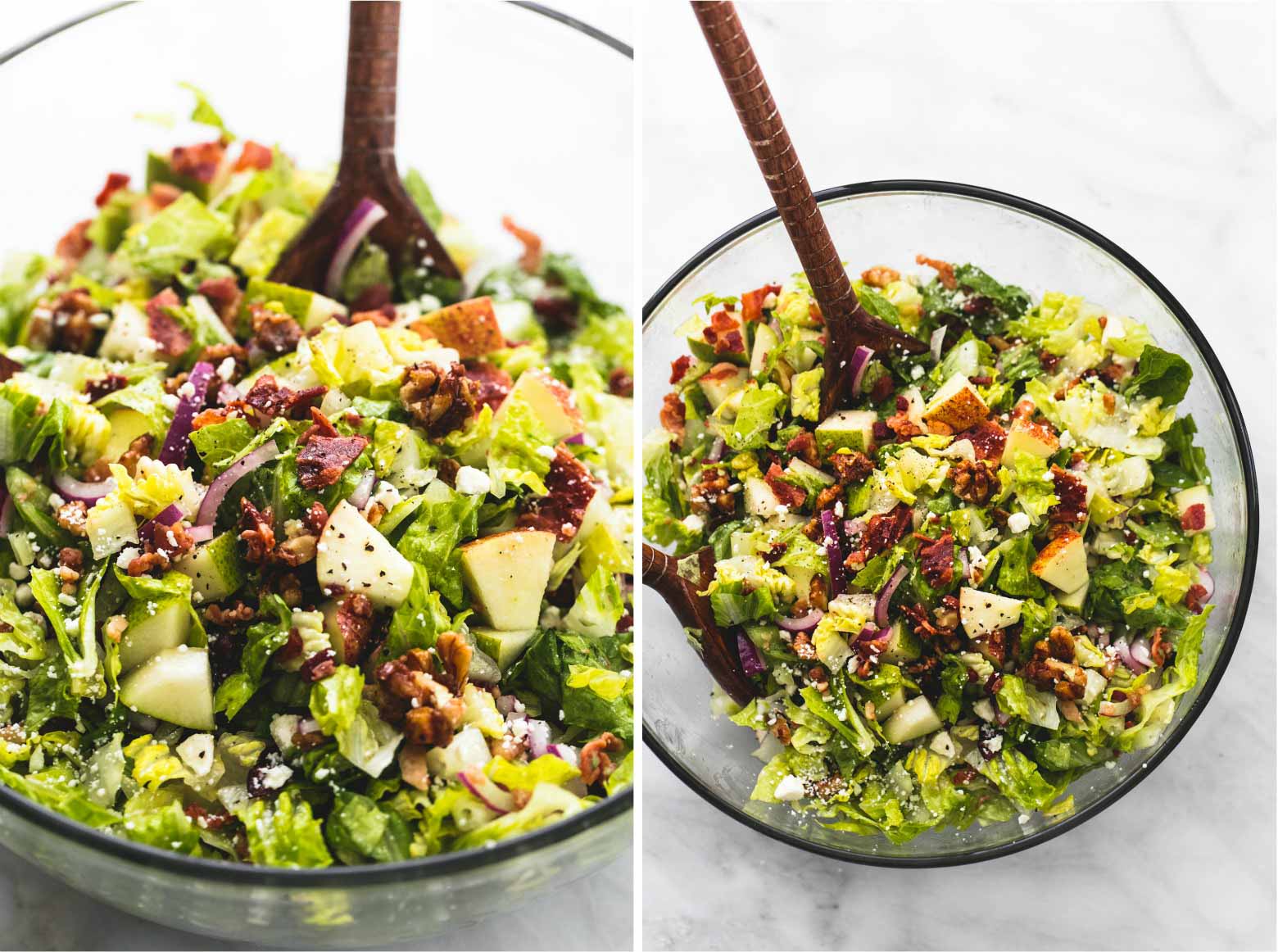 HEALTHY SALAD RECIPES FOR FALL-Chopped Autumn Salad With Apple Cider Dressing